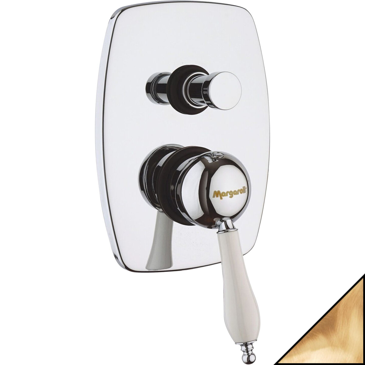 Изображение товара Смеситель для душа Margaroli Classica RU1008AA01BR с внутренней частью, бронза