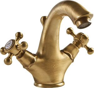 Изображение товара Смеситель для раковины Bugnatese Lady 934BR, с донным клапаном, бронза