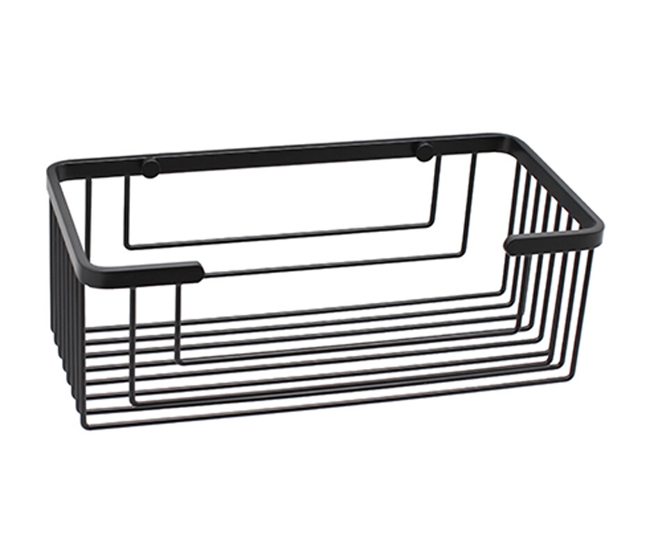 Изображение товара Металлическая настенная полка WasserKRAFT K-711B черная матовая