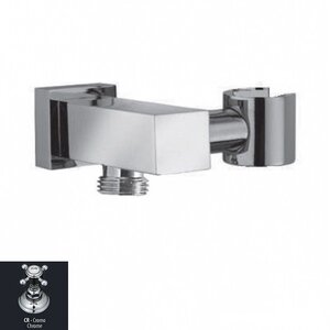 Изображение товара Шланговое подсоединение Nicolazzi Doocia с держателем для лейки, хром, 5690CR