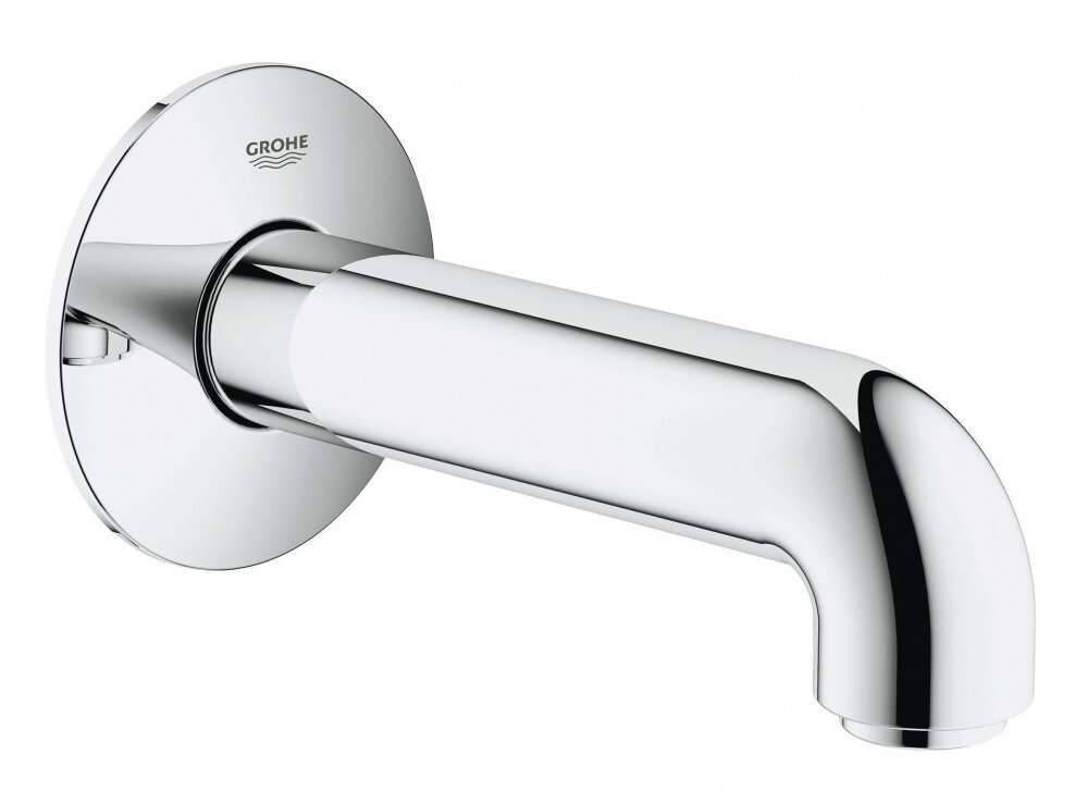 Изображение товара Излив для ванны Grohe BauClassic 13258000 хром, монтаж на стену