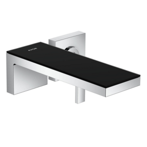 Изображение товара Встраиваемый однорычажный смеситель для раковины Axor MyEdition хром черное стекло