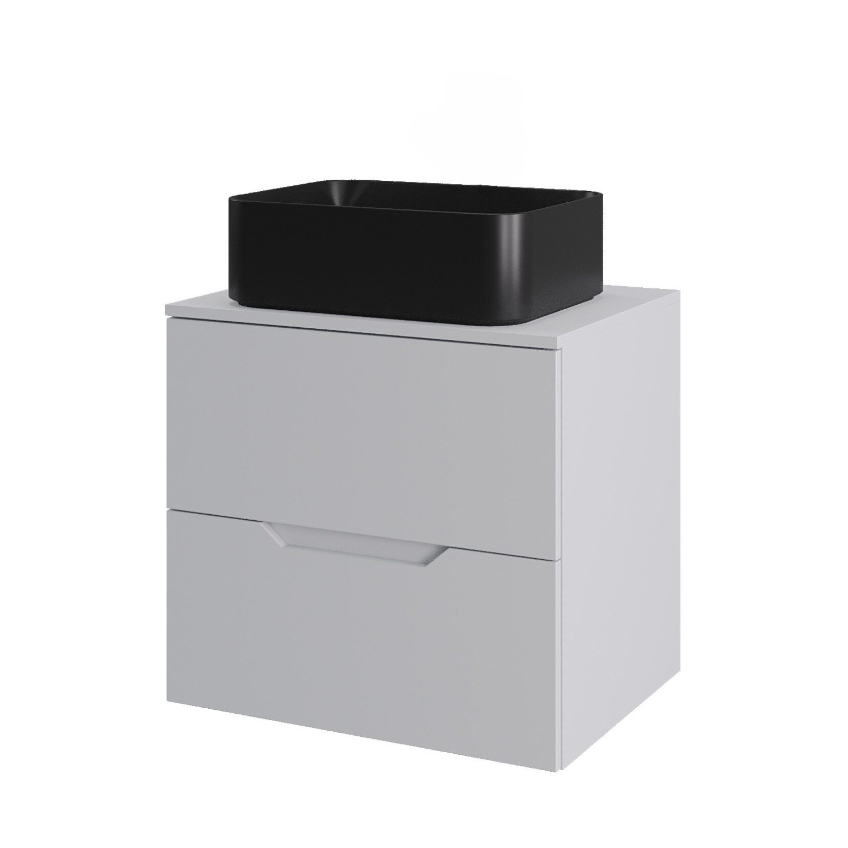 Изображение товара Тумба c раковиной Agger Свит SWE600ETWH-ST-2460B, 60 см, подвесная, столешница МДФ, цвет белый матовый Изображение товара Тумба c раковиной Agger Свит SWE600ETWH-ST-2460B, 60 см, подвесная, столешница МДФ, цвет белый матовый