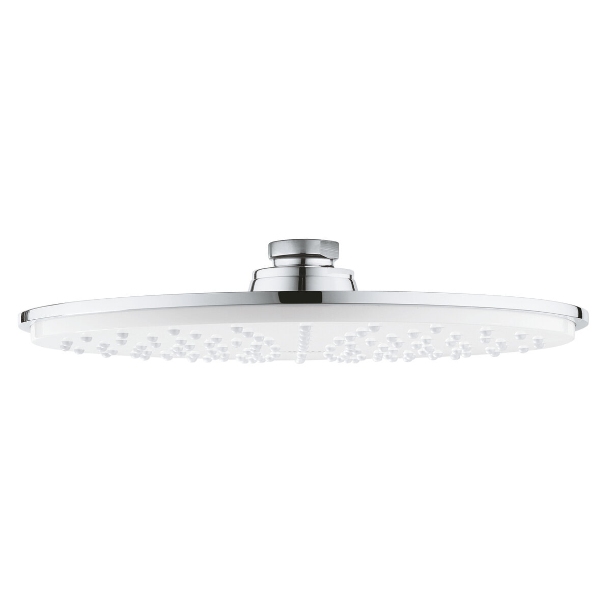 Изображение товара Верхний душ Grohe Rainshower Cosmopolitan 210 28368LS0, 21*21 см, 1 режим струи, без держателя, хром/белый