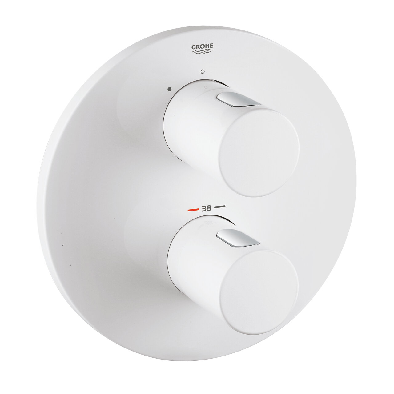 Изображение товара Термостат для душа Grohe Grohtherm 3000 Cosmopolitan, 19467LS0, белый Изображение товара Термостат для душа Grohe Grohtherm 3000 Cosmopolitan, 19467LS0, белый
