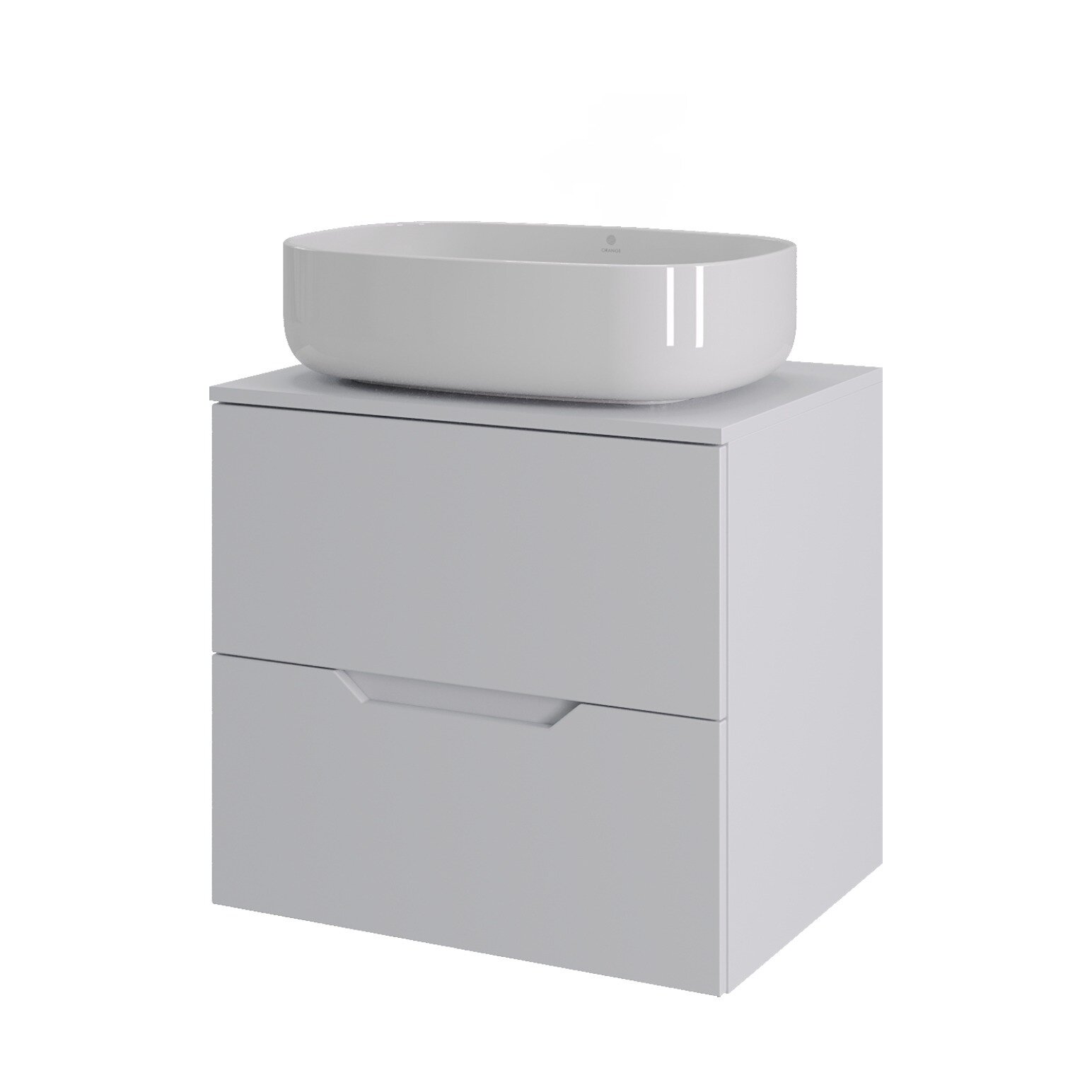 Изображение товара Тумба c раковиной Agger Свит SWE600ETWH-ST-7540W, 60 см, подвесная, столешница МДФ, цвет белый матовый Изображение товара Тумба c раковиной Agger Свит SWE600ETWH-ST-7540W, 60 см, подвесная, столешница МДФ, цвет белый матовый