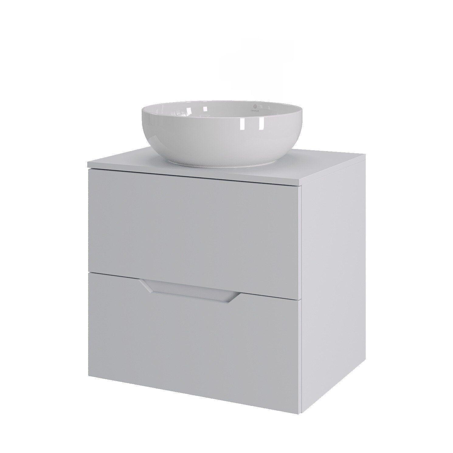 Изображение товара Тумба c раковиной Agger Свит SWE600ETWH-ST-7420W, 60 см, подвесная, столешница МДФ, цвет белый матовый Изображение товара Тумба c раковиной Agger Свит SWE600ETWH-ST-7420W, 60 см, подвесная, столешница МДФ, цвет белый матовый