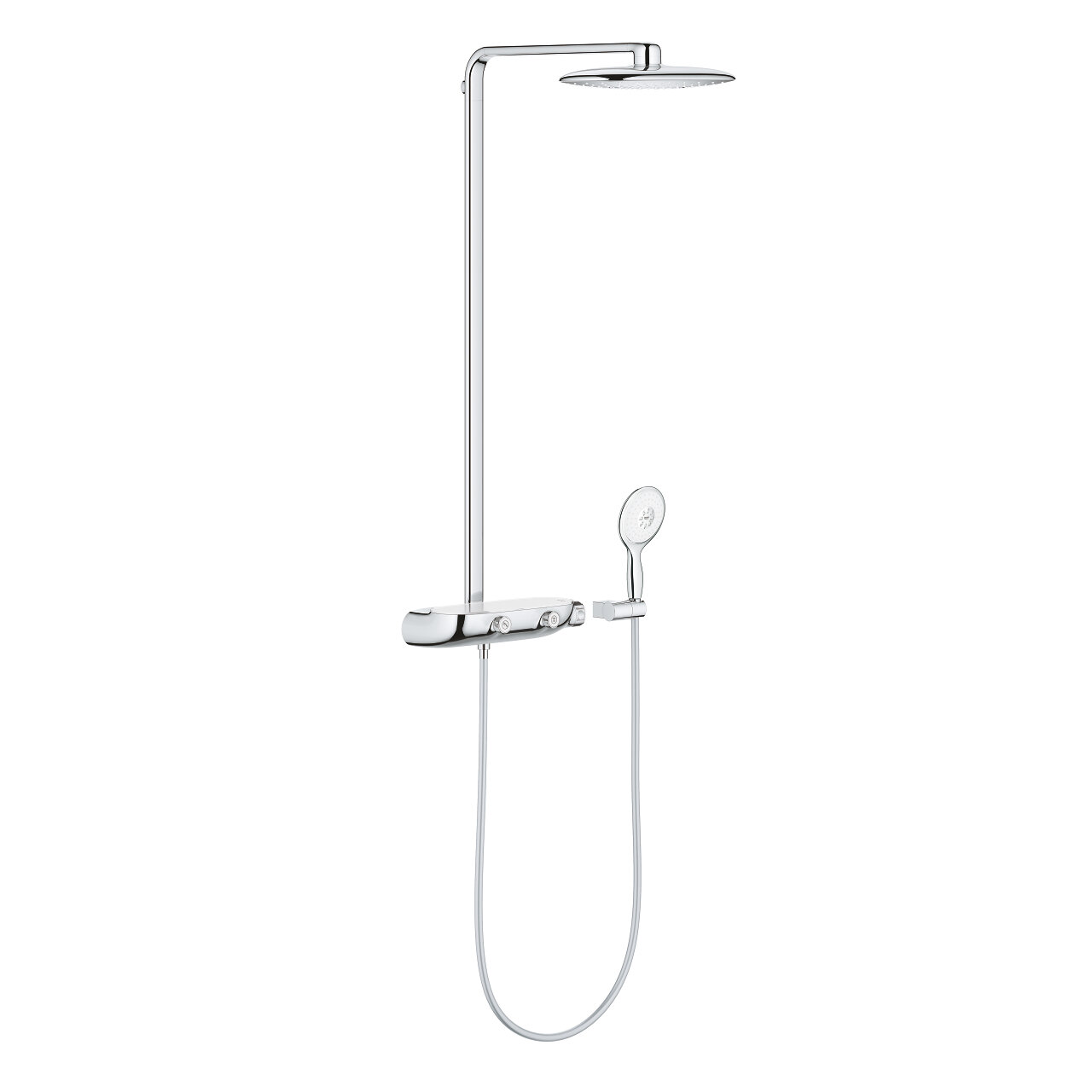Изображение товара Душевая система Grohe Rainshower SmartControl Mono с термостатом и верхним душем Изображение товара Душевая система Grohe Rainshower SmartControl Mono с термостатом и верхним душем