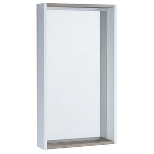 Изображение товара Зеркальный шкаф Акватон Бэлла, 1A221702BBAZ0, 46 х 82 см, белый/джара