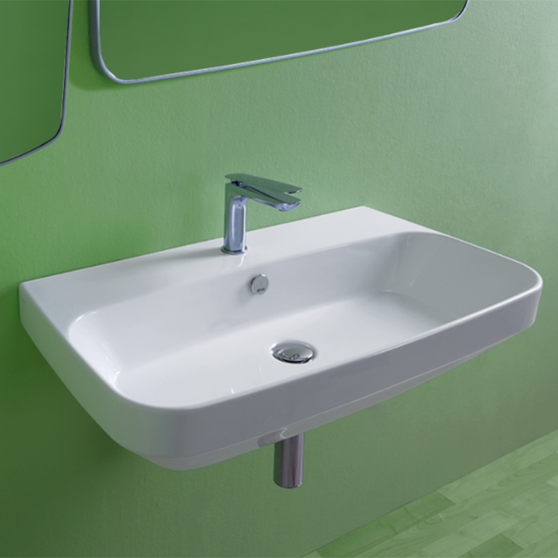 Изображение товара Раковина Simas Baden Baden BB12bi*1 подвесная 80х45 см, фаянс, белая