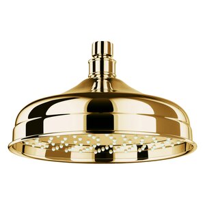 Изображение товара Верхний душ Kludi Adlon 2751045, 20х20 см, 1 режим струи, без держателя, цвет золото 23 карата