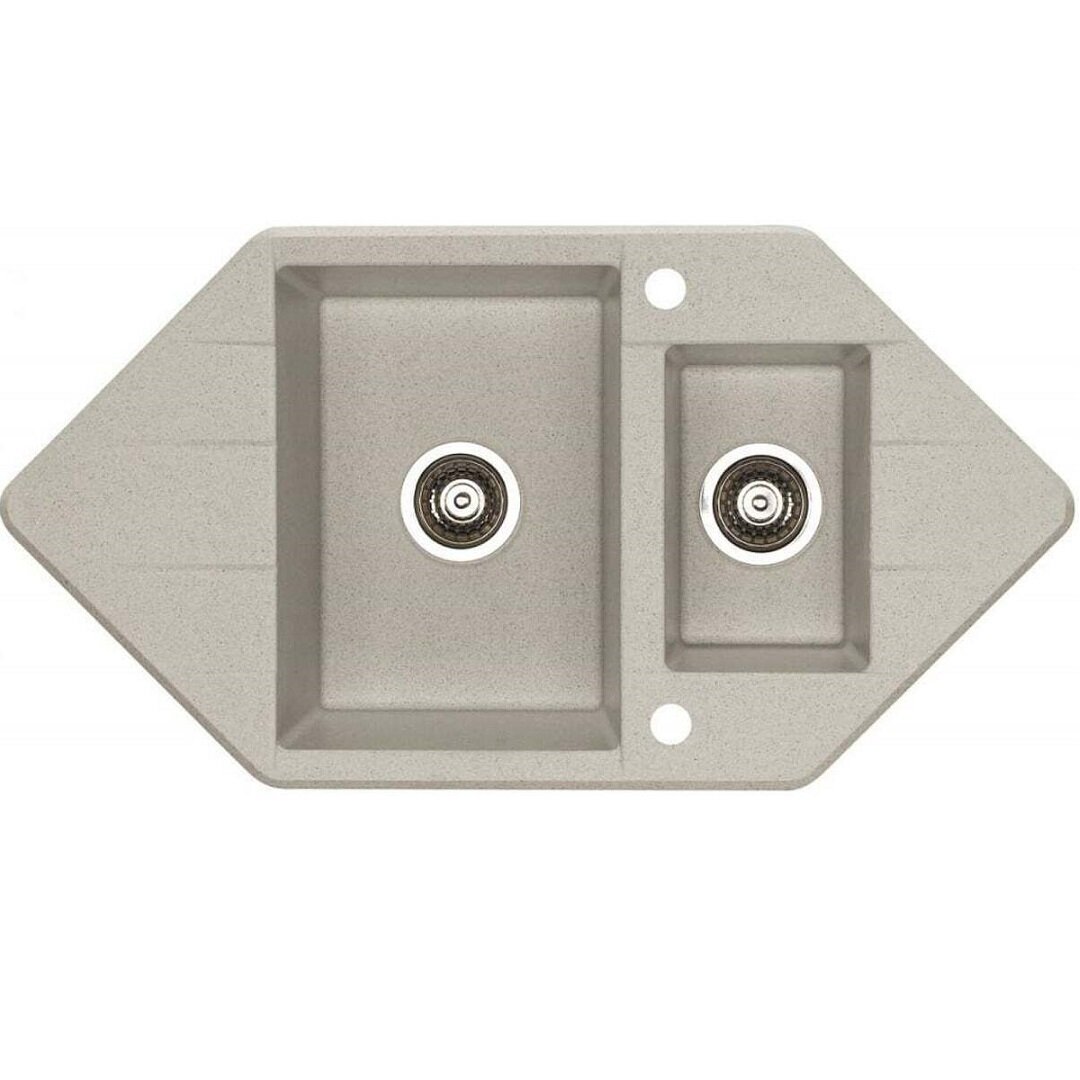 Изображение товара Мойка кухонная Alveus Cubo 80 A21 1054786, 92.5 х 50 см, искусственный камень, цвет бежевый Изображение товара Мойка кухонная Alveus Cubo 80 A21 1054786, 92.5 х 50 см, искусственный камень, цвет бежевый