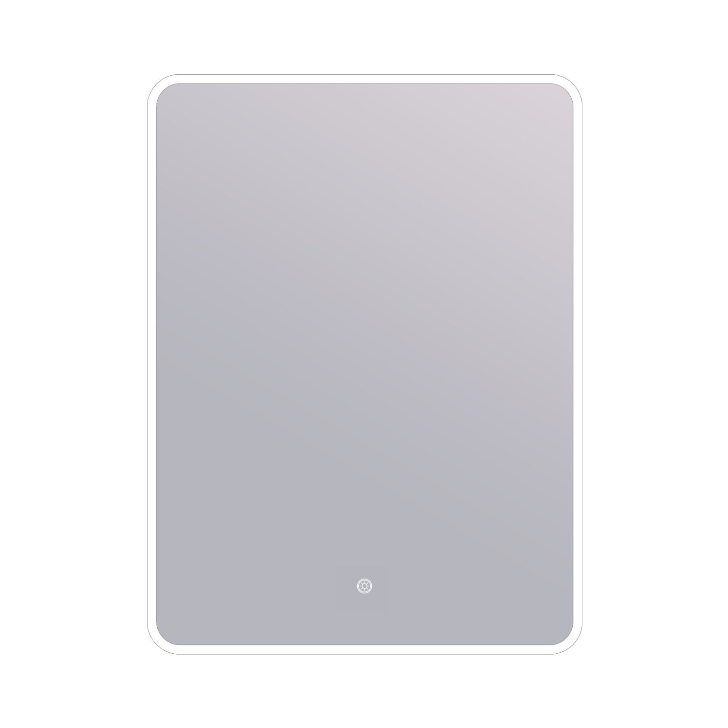 Изображение товара Зеркало DQ Штутгарт DQMSGT6080, 60 x 80 см, LED-подсветка, сенсорный выключатель, цвет белый Изображение товара Зеркало DQ Штутгарт DQMSGT6080, 60 x 80 см, LED-подсветка, сенсорный выключатель, цвет белый