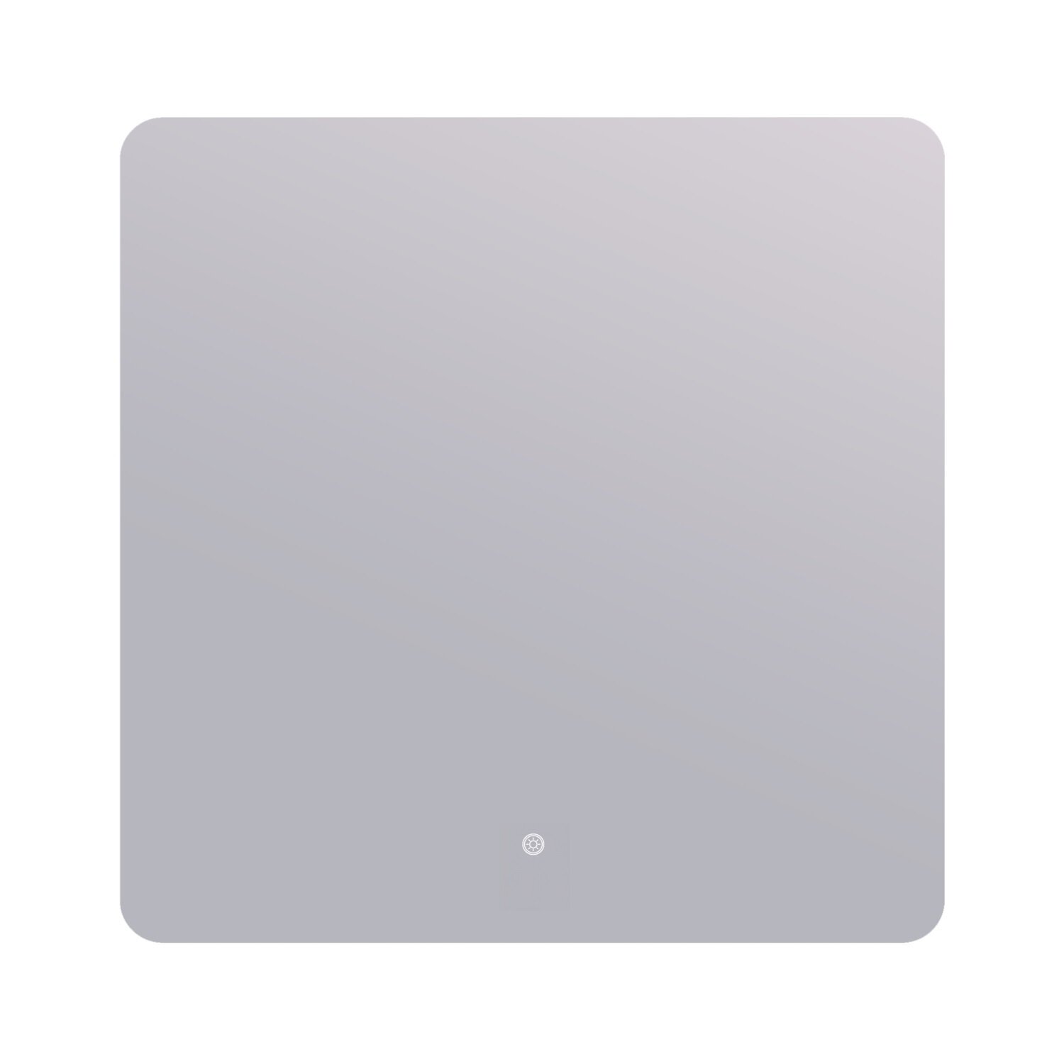 Изображение товара Зеркало DQ Штутгарт DQMSGT8080, 80 x 80 см, LED-подсветка, сенсорный выключатель, цвет белый