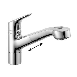 Изображение товара Смеситель Kludi Objekta 325810575 для кухонной мойки с выдвижным изливом