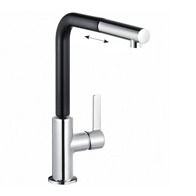 Изображение товара Смеситель Kludi L-Ine 408518775 с выдвижным изливом