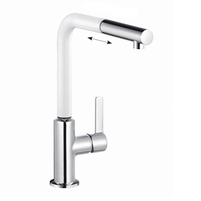 Изображение товара Смеситель Kludi L-Ine 408519375 для кухонной мойки с выдвижным изливом