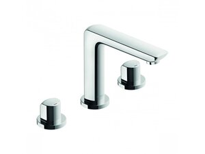 Изображение товара Смеситель Kludi Ameo 413930530 для раковины на 3 отверстия, ручки закругленные