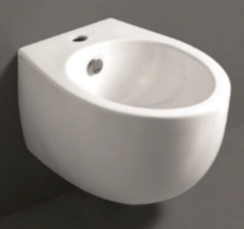 Изображение товара Подвесное биде Simas Bormio BR19bi*1 фаянсовое белое 35x54x26 см