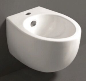 Изображение товара Подвесное биде Simas Bormio BR19bi*1 фаянсовое белое 35x54x26 см