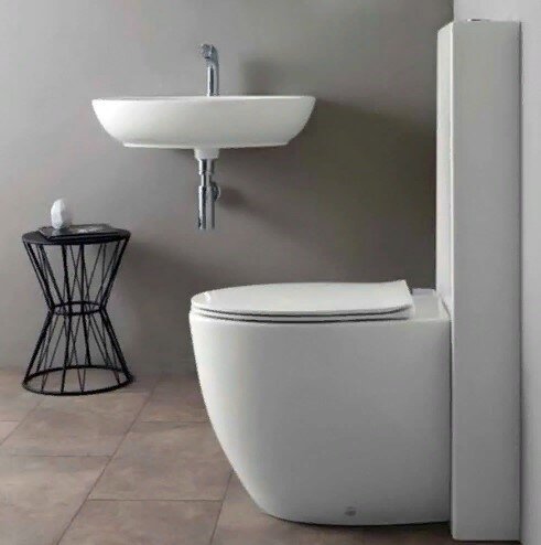 Изображение товара Напольный унитаз Simas Bormio BR01bi/CT09bi/D20 безободковый