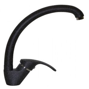 Изображение товара Смеситель для кухни Mixline ML-GS02 308 черный однорычажный с поворотным изливом