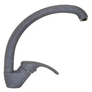 Изображение товара Смеситель для кухни Mixline ML-GS02 309 темно-серый однорычажный с поворотным изливом