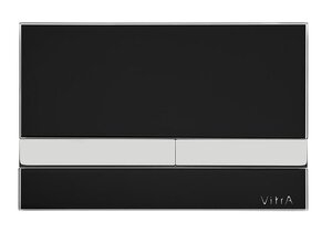 Изображение товара Клавиша смыва Vitra Select 740-1101, стекло, черный глянец