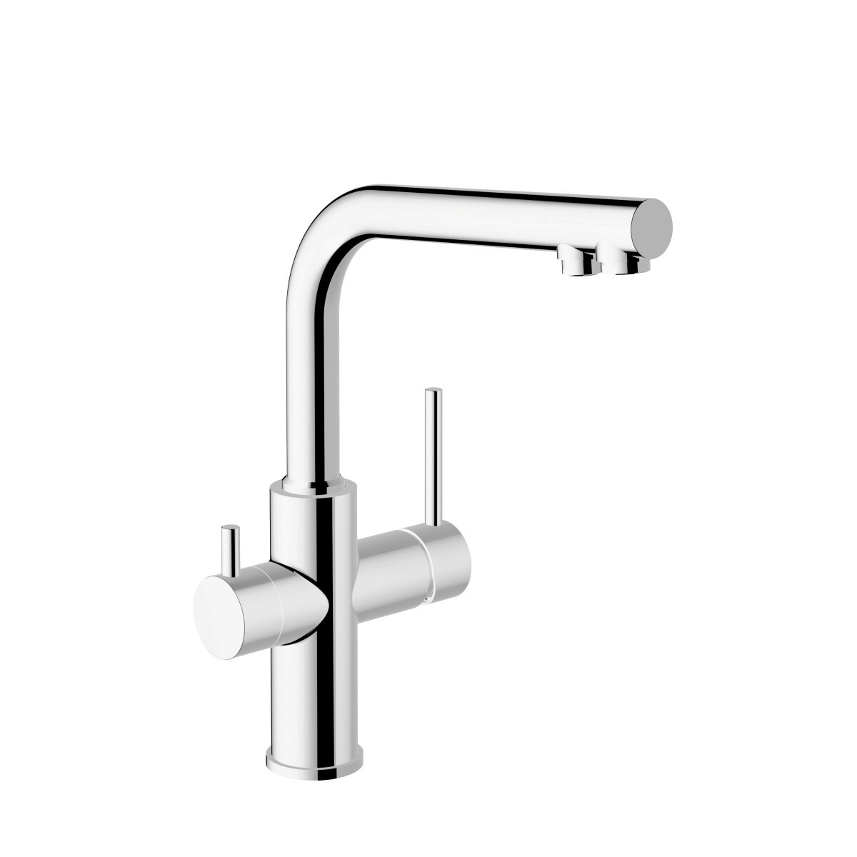 Изображение товара Смеситель для кухни VitrA Kitchen Sink Mixers A42144EXP, биканальный, хром Изображение товара Смеситель для кухни VitrA Kitchen Sink Mixers A42144EXP, биканальный, хром