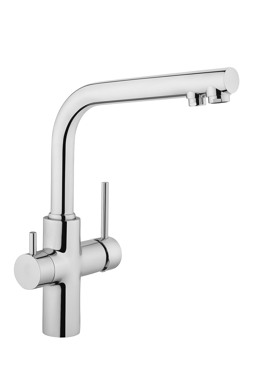 Изображение товара Смеситель для кухни Vitra A42144EXP биканальный хром Турция 10 лет гарантии Изображение товара Смеситель для кухни Vitra A42144EXP биканальный хром Турция 10 лет гарантии
