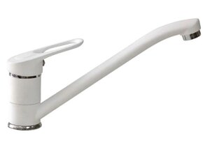 Изображение товара Смеситель для кухни Mixline ML-GS03 белый однорычажный поворотный излив