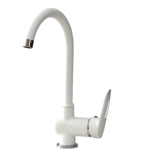 Изображение товара Смеситель для кухни Mixline ML-GS04 (341), белый Изображение товара Смеситель для кухни Mixline ML-GS04 (341), белый