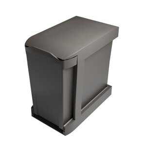 Изображение товара Мусорное ведро Alveus Albio 35 2X14 L 228000, 14 л, пластик, темно-серый