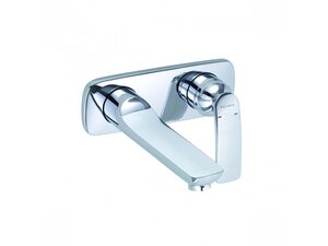 Изображение товара Смеситель Kludi Balance 522460575 для раковины, внешняя часть, длина излива 18.5 см, цвет хром