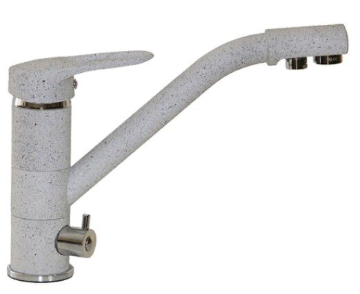 Изображение товара Смеситель для кухни Mixline ML-GS05 310 с выходом для питьевого фильтра серый