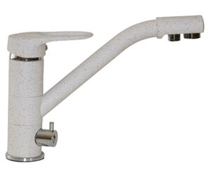 Изображение товара Смеситель для кухни 40к Mixline ML-GS05 (328), с выходом для питьевого фильтра, цвет - бежевый