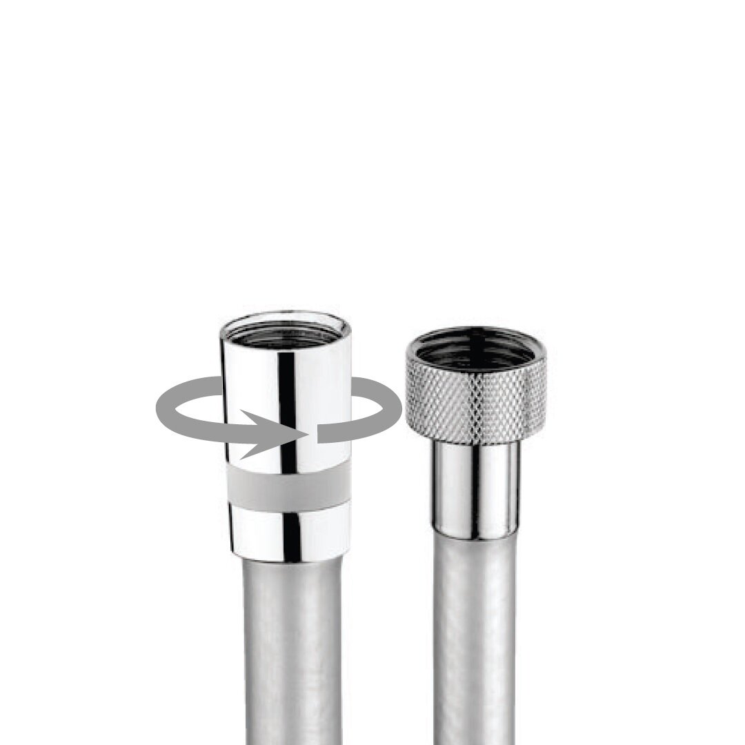 Изображение товара Шланг душевой Bossini Cromolux A00167C.030, 150 см, хром Изображение товара Шланг душевой Bossini Cromolux A00167C.030, 150 см, хром