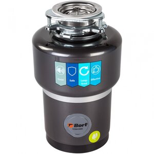 Изображение товара Измельчитель пищевых отходов Bort TITAN MAX 5000, автоматическое отключение, 1400 мл