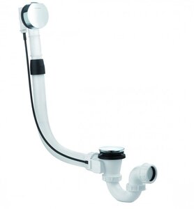 Изображение товара Купить слив-перелив Kludi Rotexa 2000 удлиненный для ванн хром полуавтомат