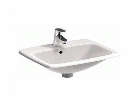 Изображение товара Раковина Kolo Nova Pro M31856000 Белый глянец - прямоугольная, 55х45 см, 1 отверстие