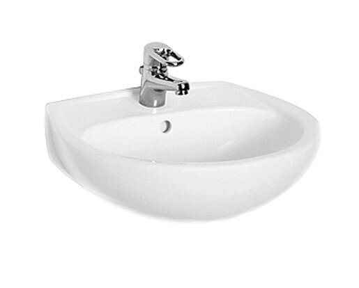 Изображение товара Подвесная раковина Kolo Idol M11160000 из фарфора 60х45.5 см с отверстием под смеситель