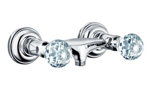 Изображение товара Смеситель Kludi Adlon 5161005G5 для душа, ручки хрусталь, цвет хром