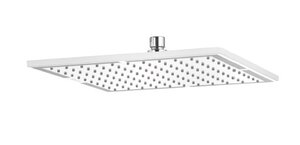 Изображение товара Верхний душ Kludi A-Qa 6443091-00, 30 x 30 см квадратный, плоский 8 мм, 1 режим струи, без держателя, цвет белый