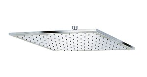 Изображение товара Верхний душ Kludi A-Qa 6444005-00, 40 x 40 см квадратный, плоский 8 мм, 1 режим струи, без держателя, цвет хром