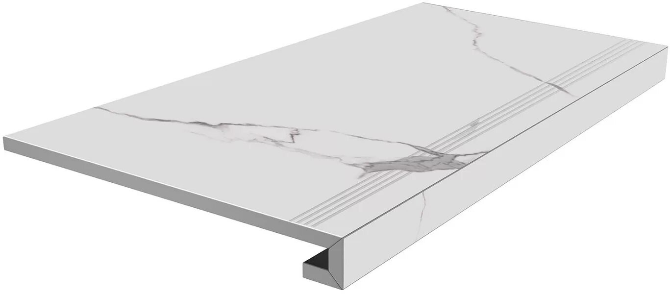 Изображение товара Ступень, керамогранит Kerama Marazzi Монте Тиберио SG849992R/GCF, 33 x 80 см, лаппатированный, белый Изображение товара Ступень, керамогранит Kerama Marazzi Монте Тиберио SG849992R/GCF, 33 x 80 см, лаппатированный, белый