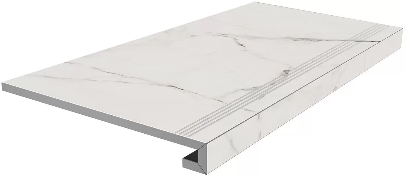 Изображение товара Ступень, керамогранит Kerama Marazzi Монте Тиберио SG850092R/GCF, 33 x 80 см, лаппатированный, светло-бежевый