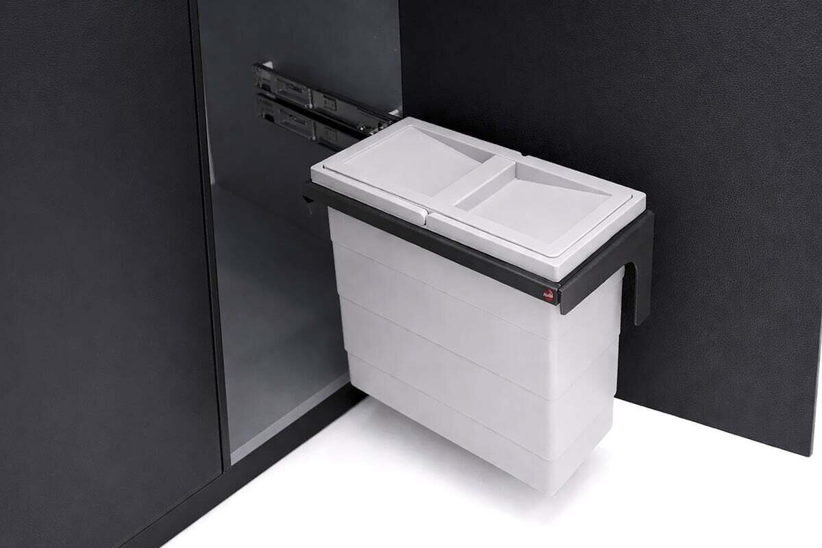 Изображение товара Система сортировки мусора Alveus Space 3681121, 12 л, с SOFT открыванием, цвет серый