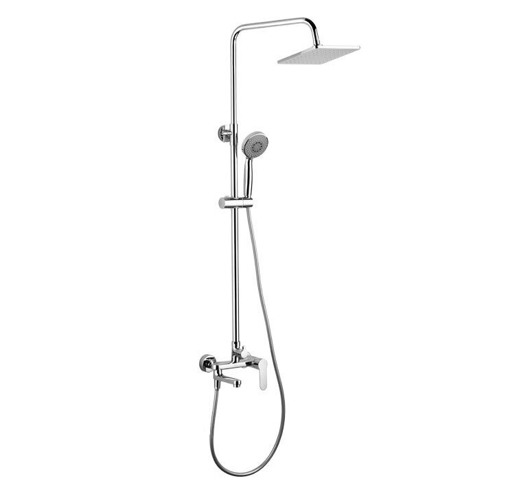 Изображение товара Душевая система Aquanet Passion S3 212275 с квадратным верхним душем и регулировкой высоты