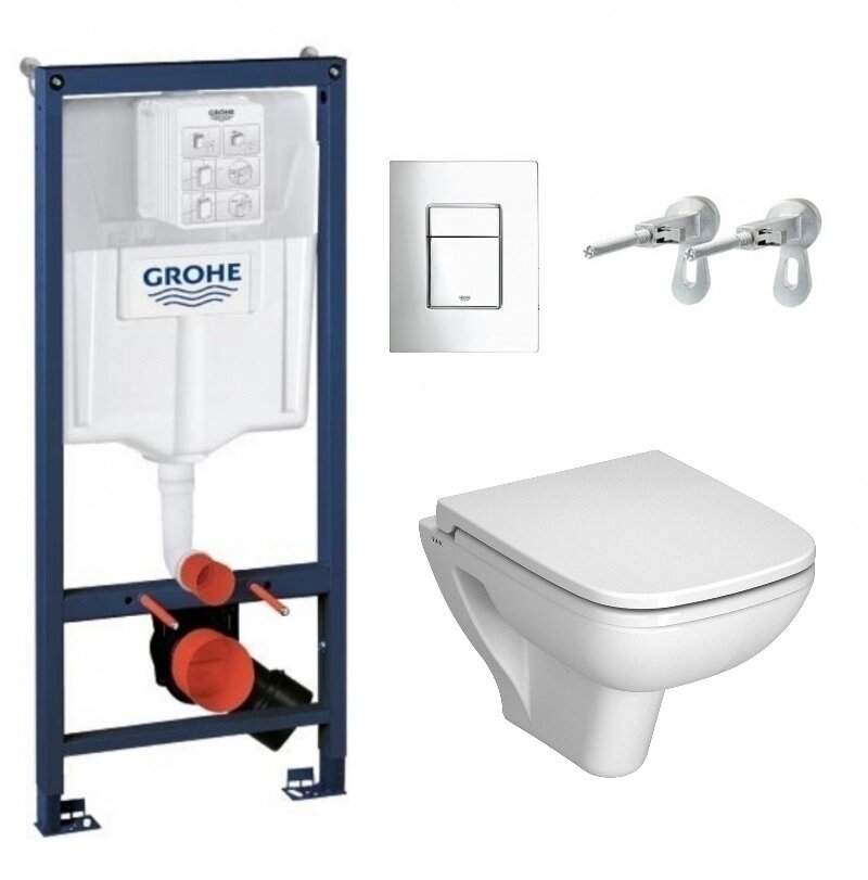 Изображение товара Инсталляция Grohe с унитазом Vitra S20 5507B003-0101 Изображение товара Инсталляция Grohe с унитазом Vitra S20 5507B003-0101