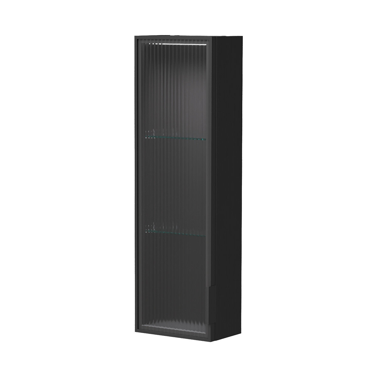Изображение товара Шкаф-пенал Aquame S5 AQM9005MB, 40 см, со стеклом, универсальный, цвет дуб черный Изображение товара Шкаф-пенал Aquame S5 AQM9005MB, 40 см, со стеклом, универсальный, цвет дуб черный